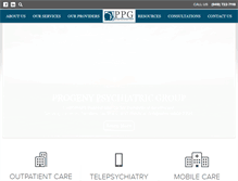 Tablet Screenshot of progenypsych.com